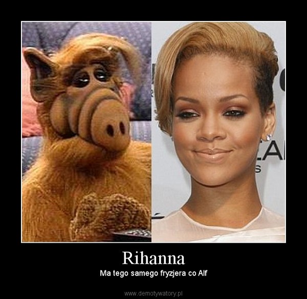 Rihanna – Ma tego samego fryzjera co Alf 