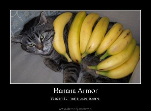 Banana Armor – Szataniści mają przejebane.  