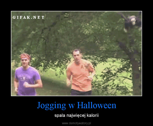 Jogging w Halloween – spala najwięcej kalorii 