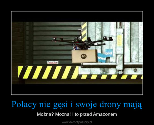 Polacy nie gęsi i swoje drony mają – Można? Można! I to przed Amazonem 