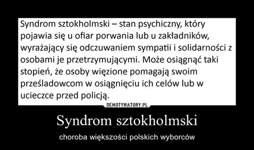 Syndrom sztokholmski