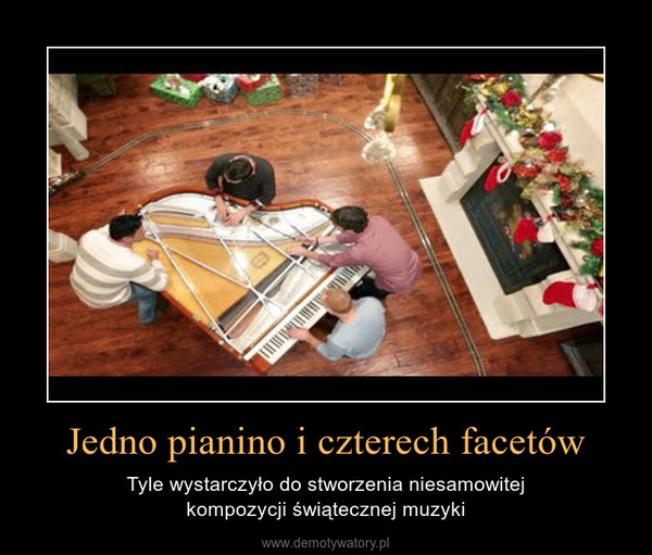 Jedno pianino i czterech facetów – Tyle wystarczyło do stworzenia niesamowitejkompozycji świątecznej muzyki 