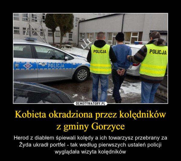 Kobieta okradziona przez kolędników
z gminy Gorzyce