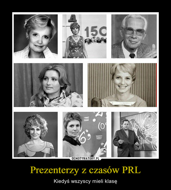 Prezenterzy z czasów PRL