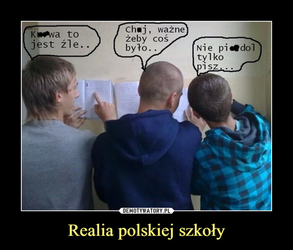 Realia polskiej szkoły
