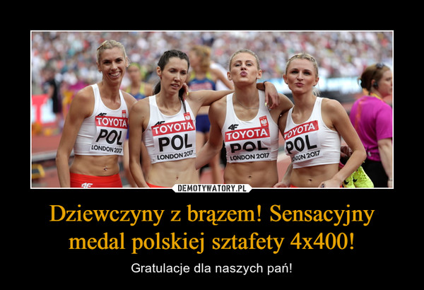 Dziewczyny z brązem! Sensacyjny medal polskiej sztafety 4x400! – Gratulacje dla naszych pań! 