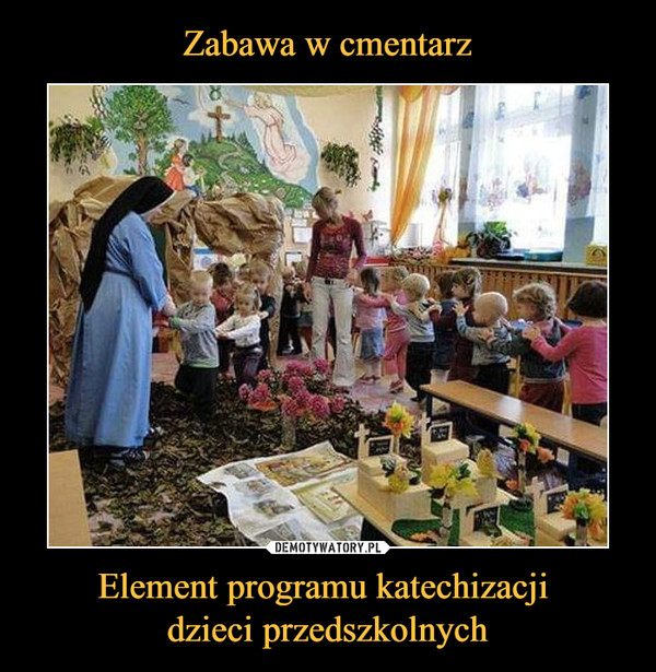 Element programu katechizacji dzieci przedszkolnych –  