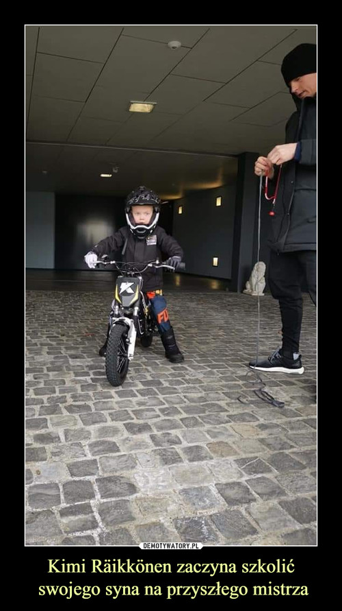 Kimi Räikkönen zaczyna szkolić
 swojego syna na przyszłego mistrza
