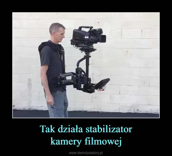 Tak działa stabilizatorkamery filmowej –  