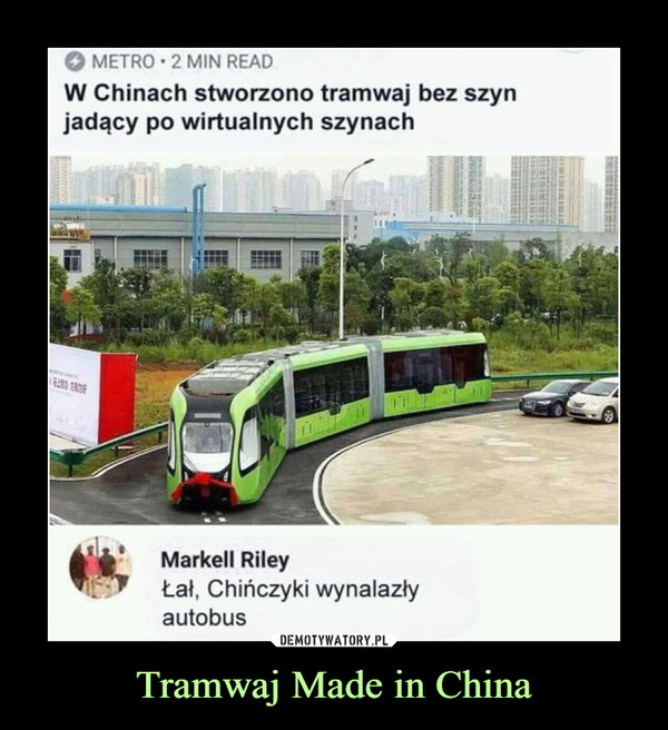 Tramwaj Made in China –  
