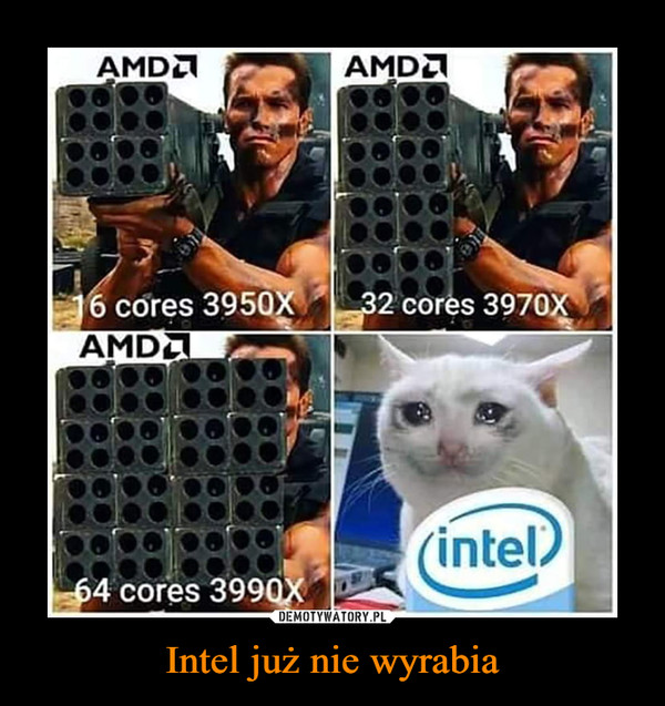 Intel już nie wyrabia