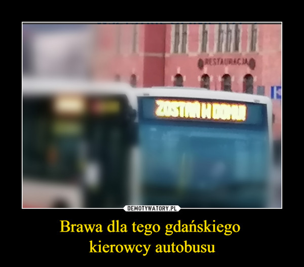 Brawa dla tego gdańskiego kierowcy autobusu –  