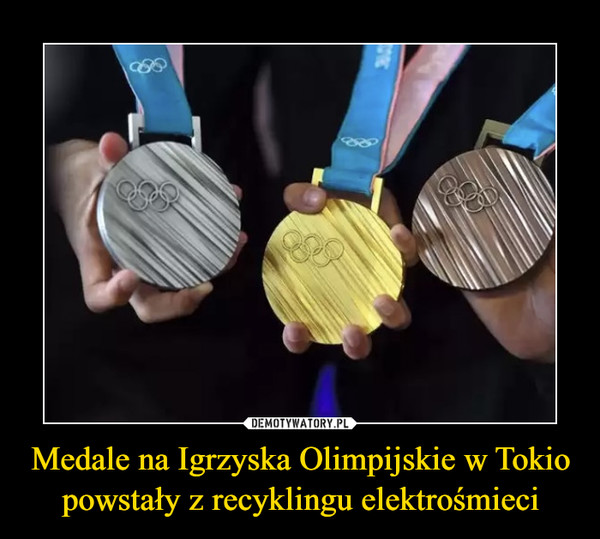 Medale na Igrzyska Olimpijskie w Tokio powstały z recyklingu elektrośmieci