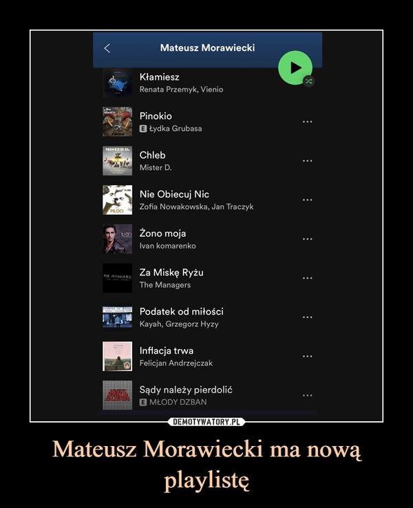 Mateusz Morawiecki ma nową playlistę –  