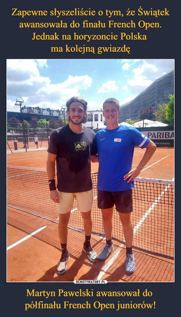 Martyn Pawelski awansował do półfinału French Open juniorów! –  