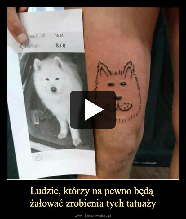 Ludzie, którzy na pewno będą żałować zrobienia tych tatuaży –  
