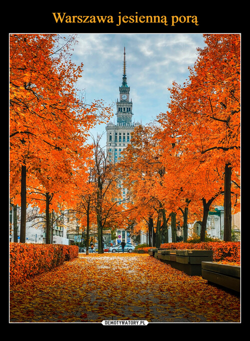 Warszawa jesienną porą