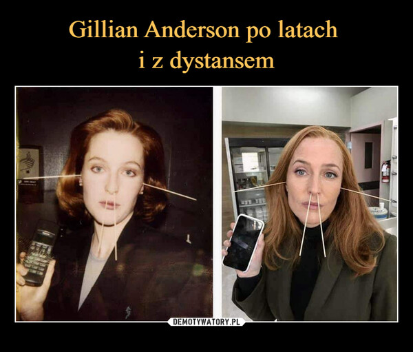 Gillian Anderson po latach 
i z dystansem