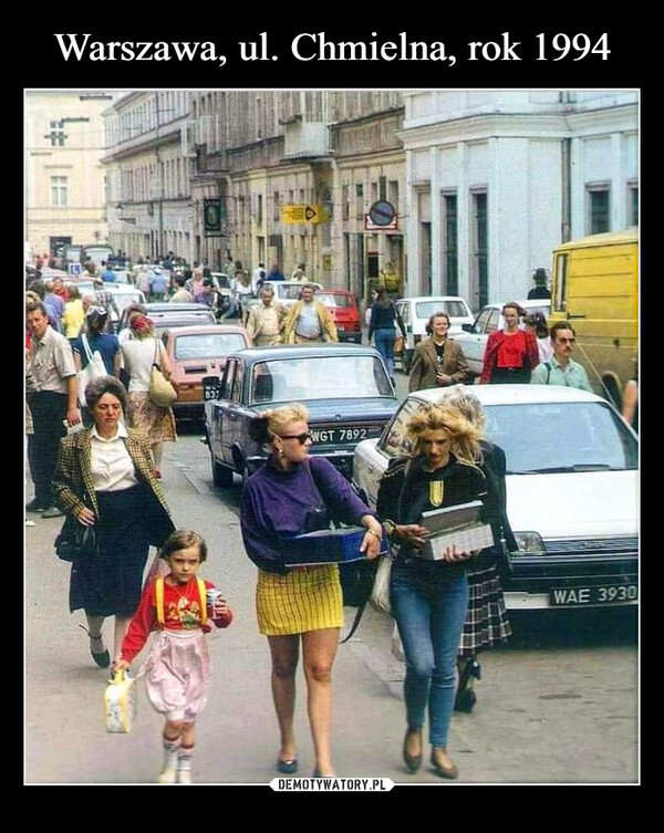 Warszawa, ul. Chmielna, rok 1994